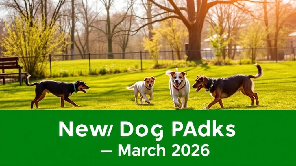 New Dog Parks Added — March 2026