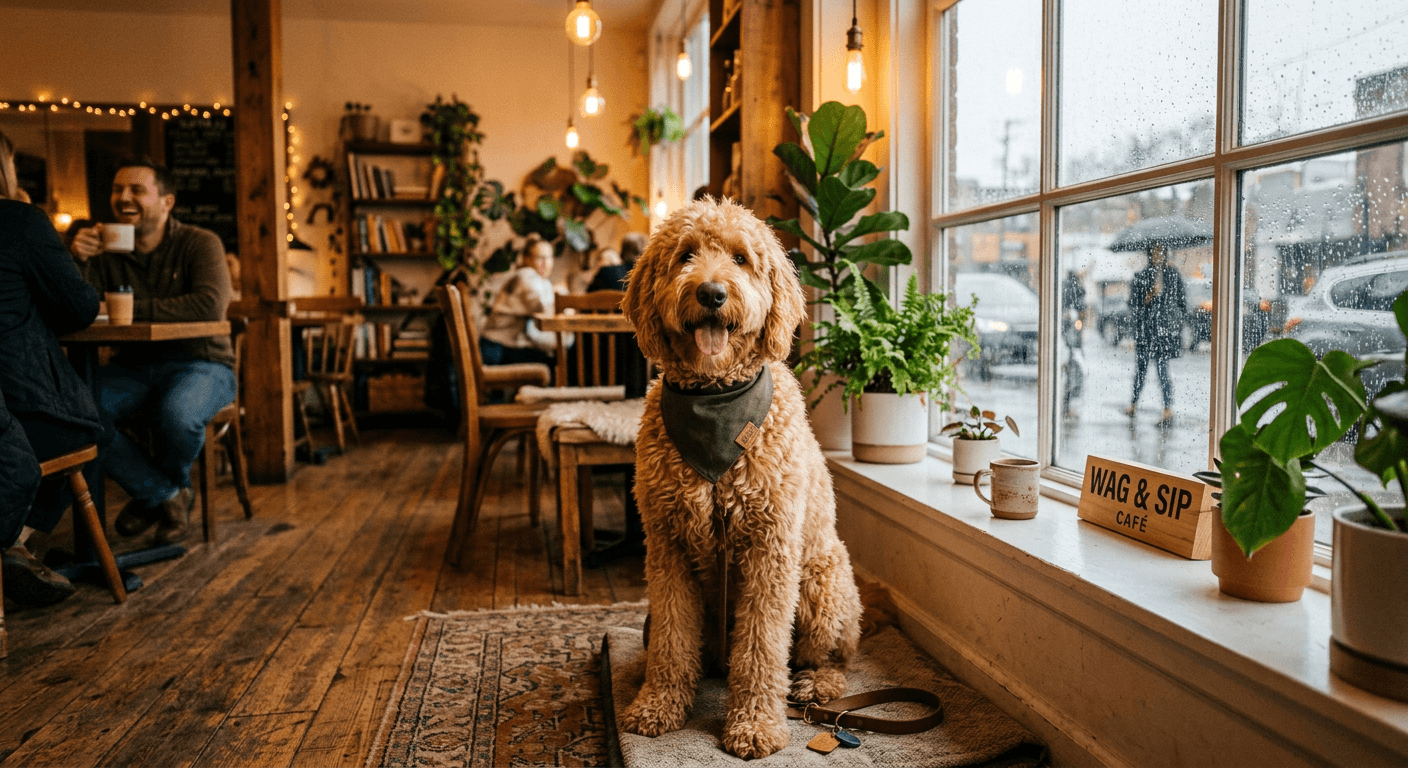 Indoor Dog-Friendly Activities for Rainy Days: Auggie's Ultimate Guide - hero image - indoor dog friendly places near me