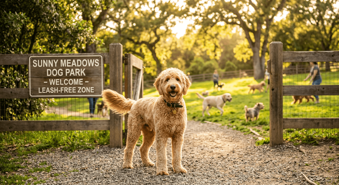 Reactive Dogs and Dog Parks: Can They Coexist? A Guide to Dog Park Aggression Training - hero image - dog park aggression training