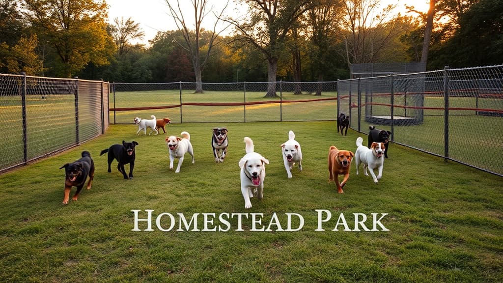 Homestead Park Dog Park dog park in Chapel Hill, NC