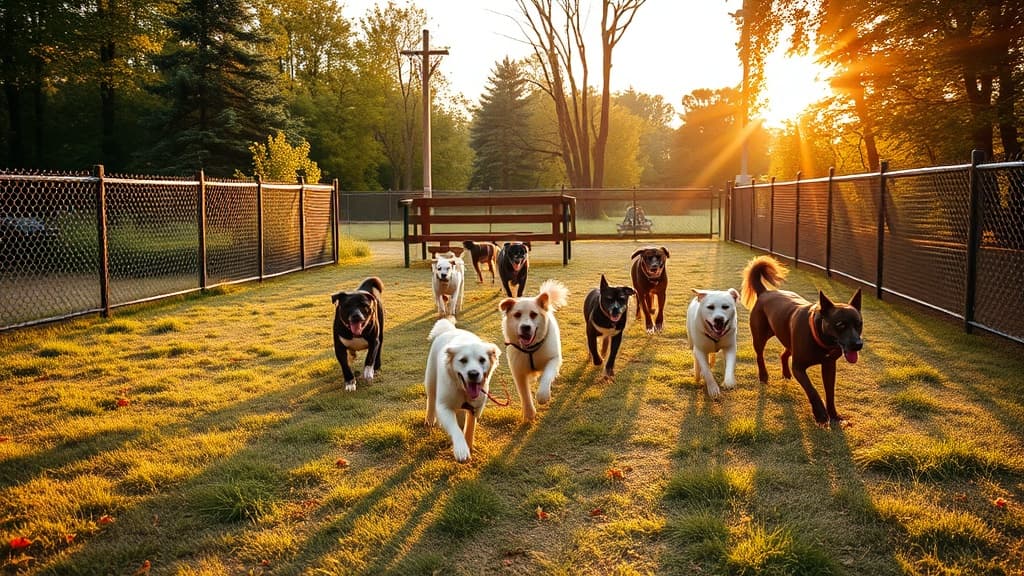 Dog Park at Van Raalte dog park in Holland, MI