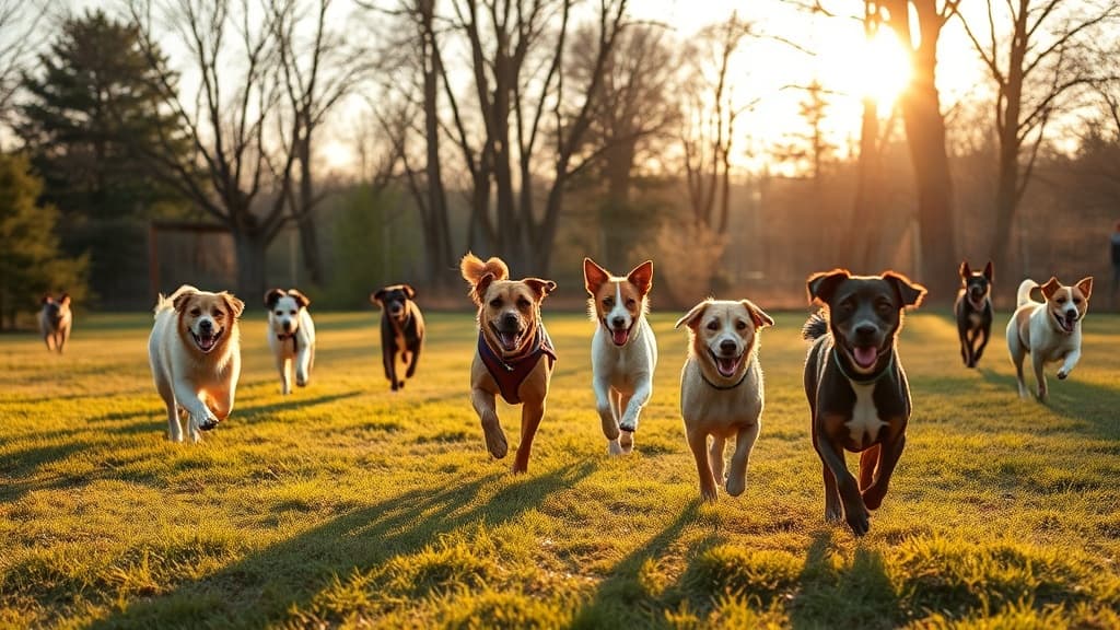 Bark Park dog park in South Bloomfield, OH