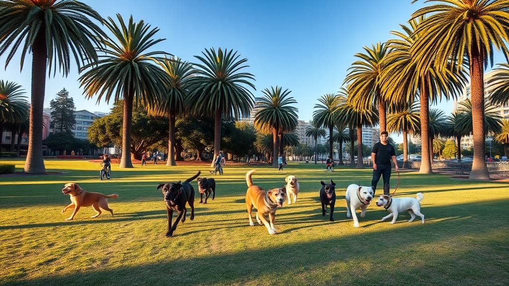 McLaren Park Dog Play Area dog park in San Francisco, CA