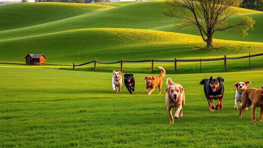 Area 2 dog park in Town of Aztalan, WI