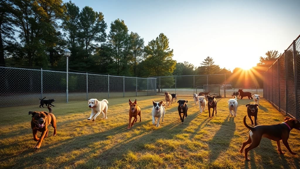 Dog Park at Robert V. Godbold Park dog park in Cary, NC