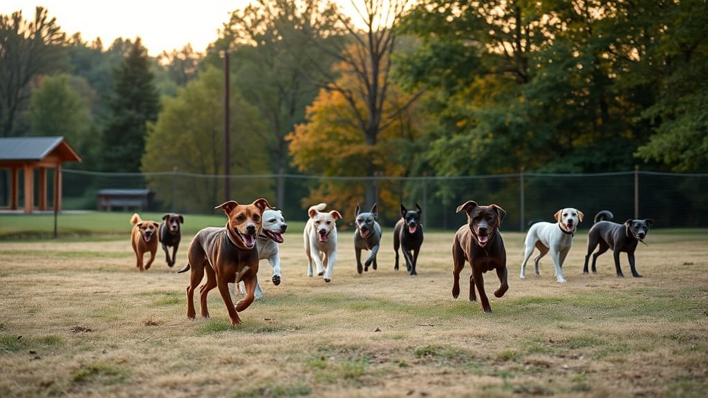 Woodbury Dog Park dog park in Apex, NC