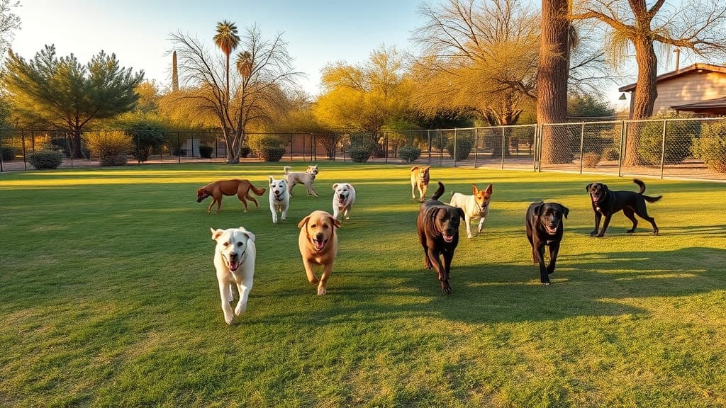 Bark Park dog park in Peoria, AZ