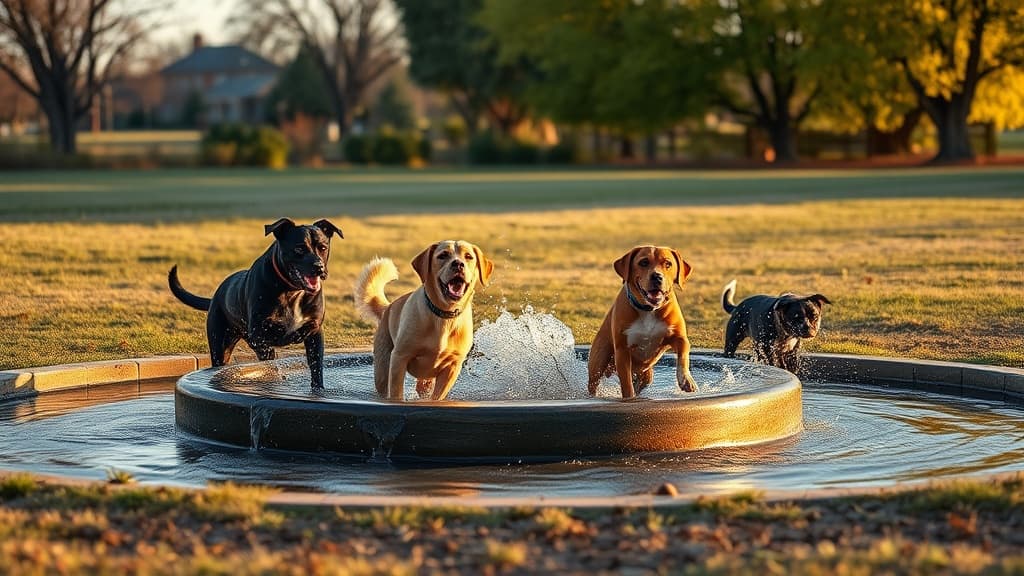 Pawnee Prairie Park dog park in Wichita, KS