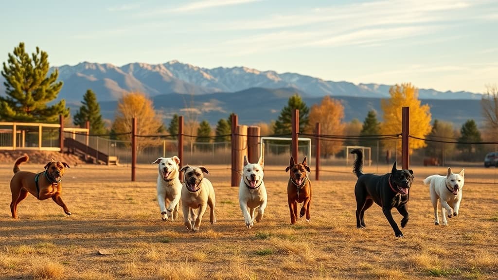 Dog Run dog park in Aurora, CO