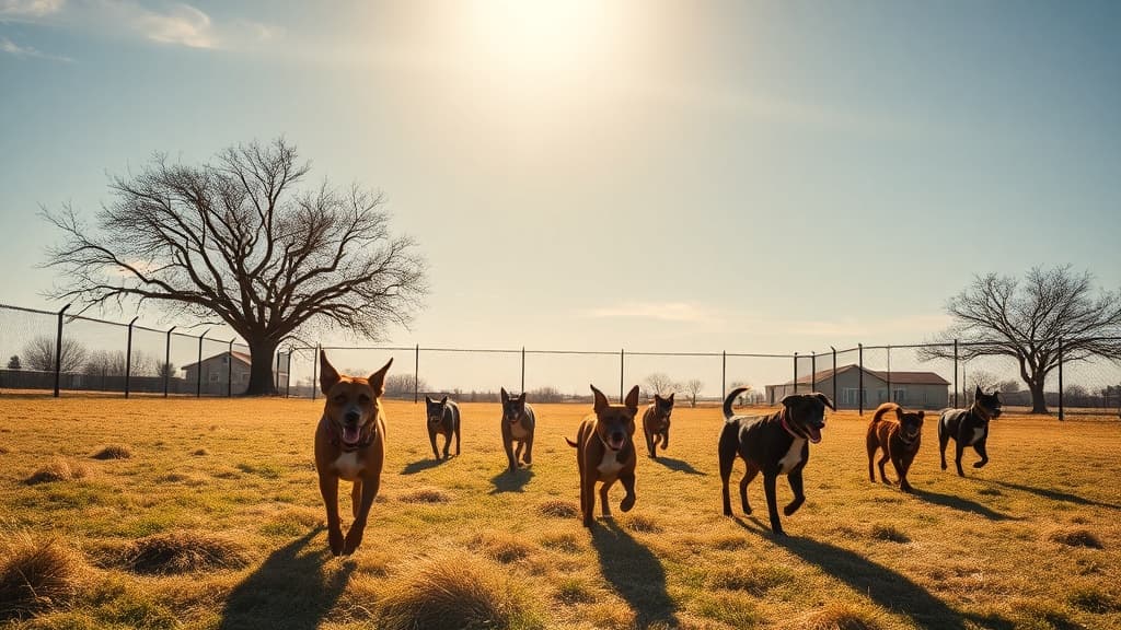 Cyan Dog Park dog park in McKinney, TX