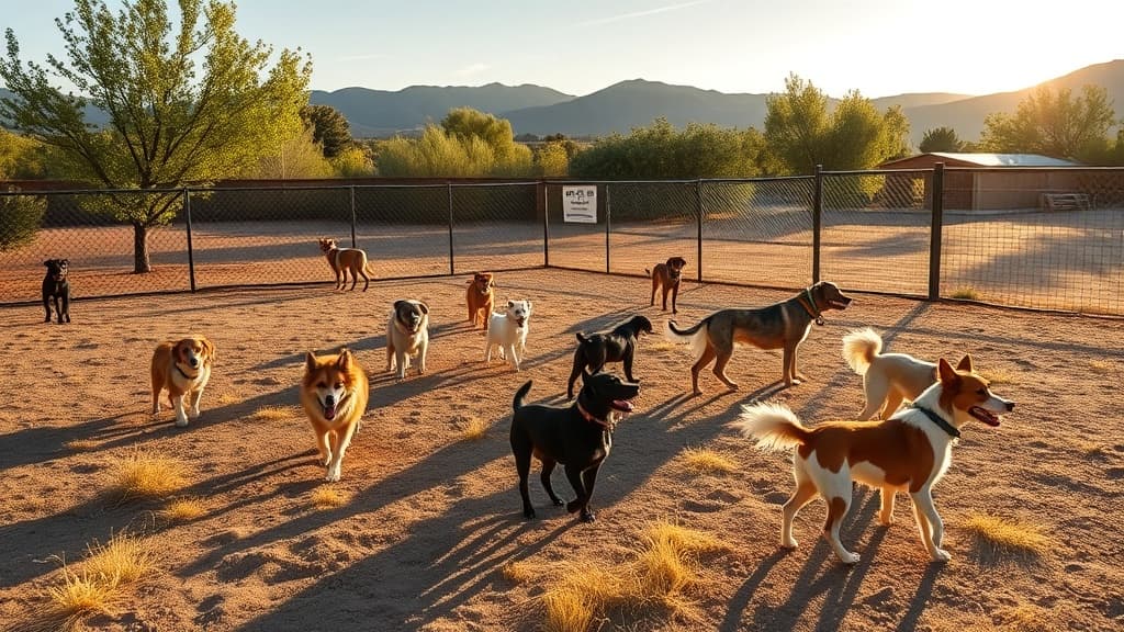 Olympus Park dog park in Rio Rancho, NM