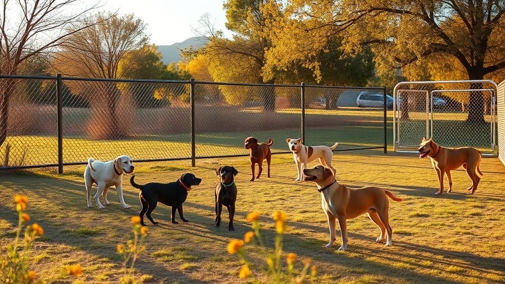 Dog Park at Los Altos Park dog park in Albuquerque, NM