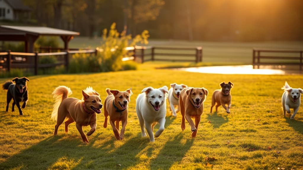 Pond Pet Park dog park in Hopkinton, MA