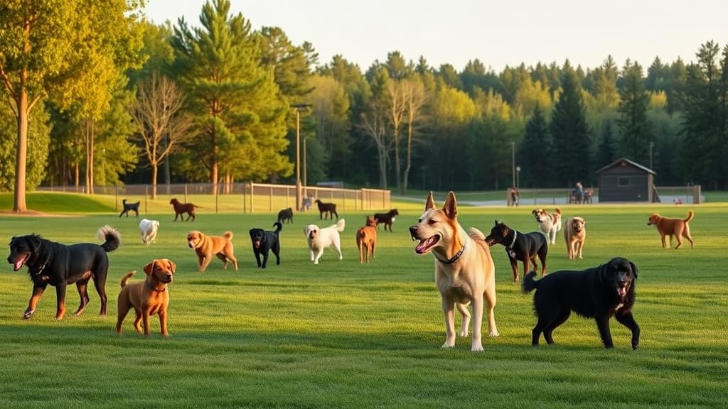 Large Dog Park dog park in Detroit Lakes, MN