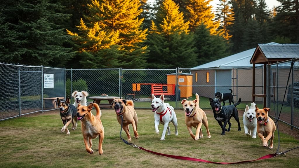 Eddie and Friends Dog Park dog park in Friday Harbor village, WA