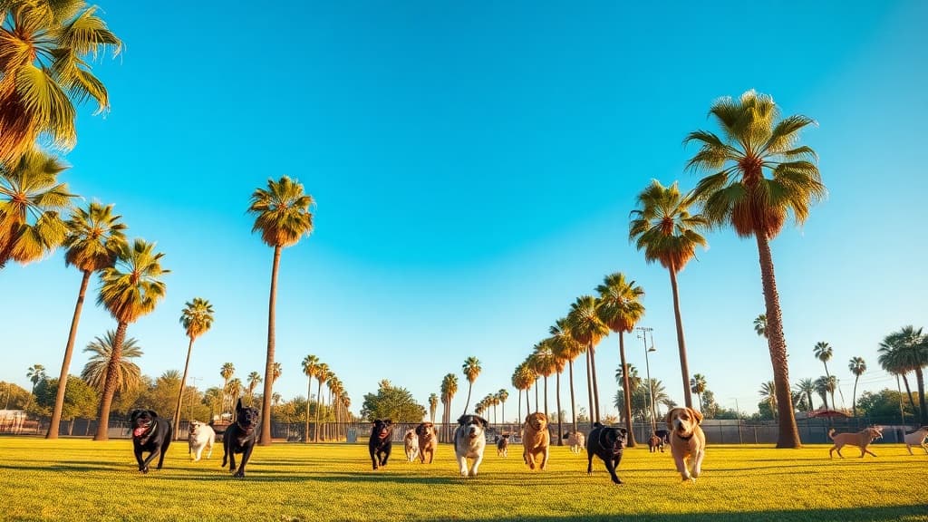 Flora Vista Dog Park dog park in Bellflower, CA