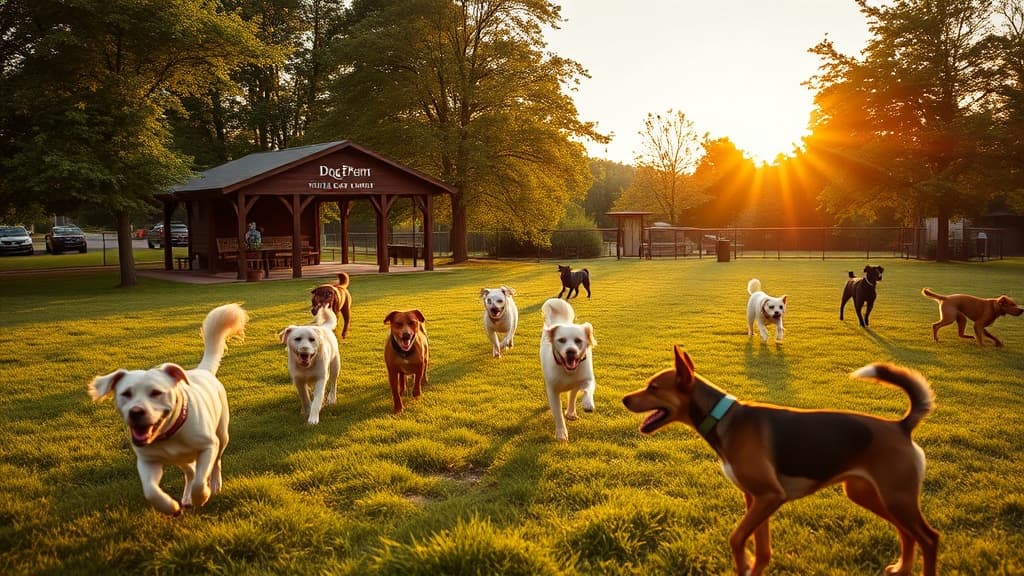 The Dog Penn dog park in Pittsburgh, PA