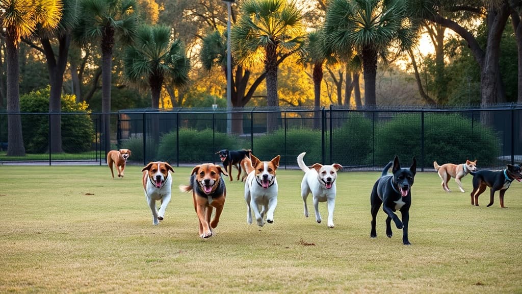 Peggy’s Park dog park in Charleston, SC