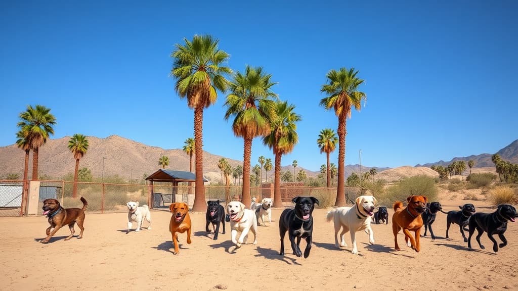 Large Dog Area dog park in Borrego Springs, CA