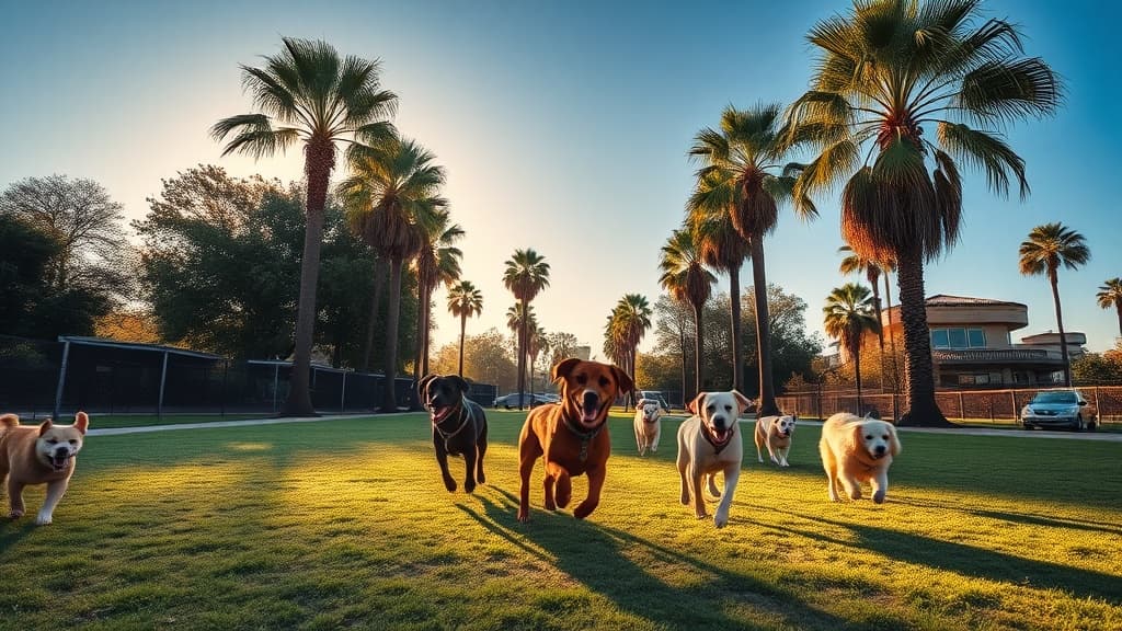 Dog Park at A Place to Play dog park in Santa Rosa, CA