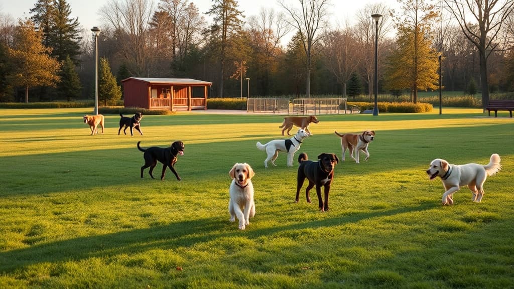 Dog Park dog park in Mullett Township, MI