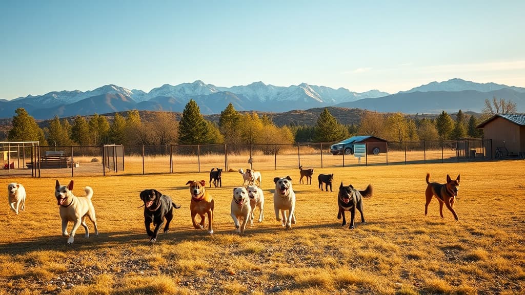 Bark Park dog park in Aurora, CO