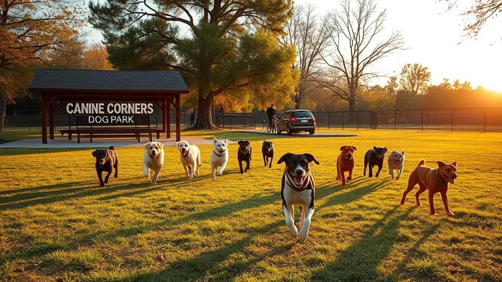Canine Corners Dog Park at Elliot Park dog park in Rockford, IL