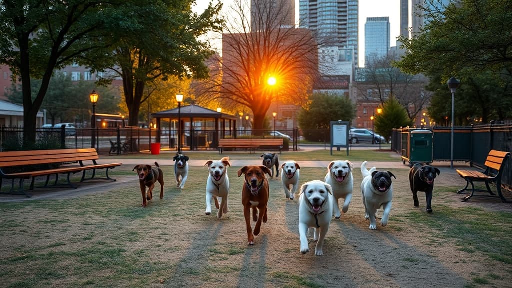 Professors' Dog Park dog park in Jersey City, NJ