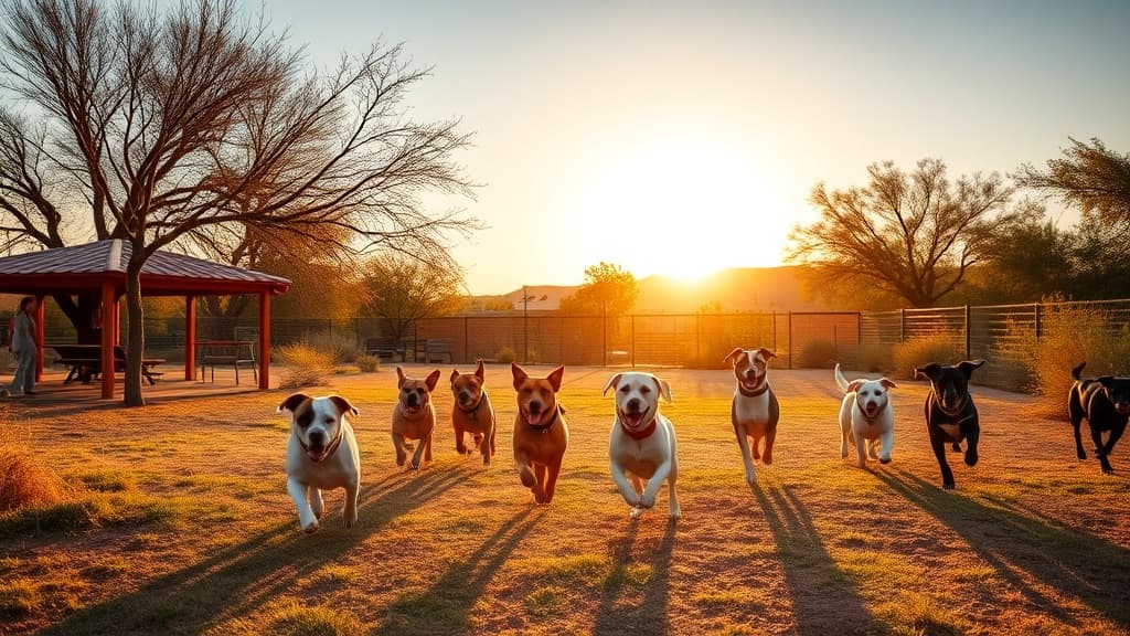 Bark Park dog park in Sahuarita, AZ
