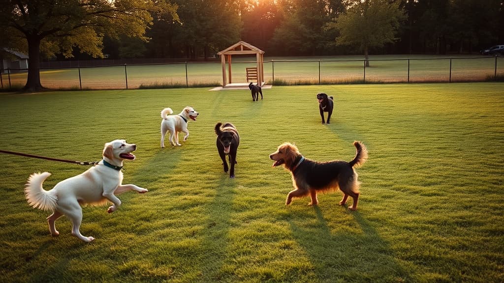 upper dog park dog park in Peoria, IL