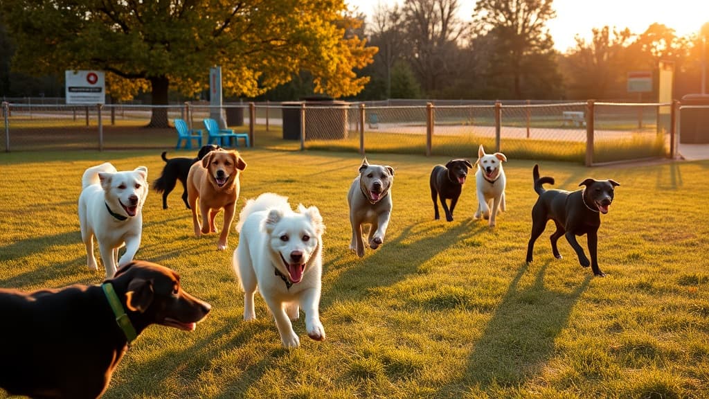 Towne Square Dog Park dog park in Lansing, MI