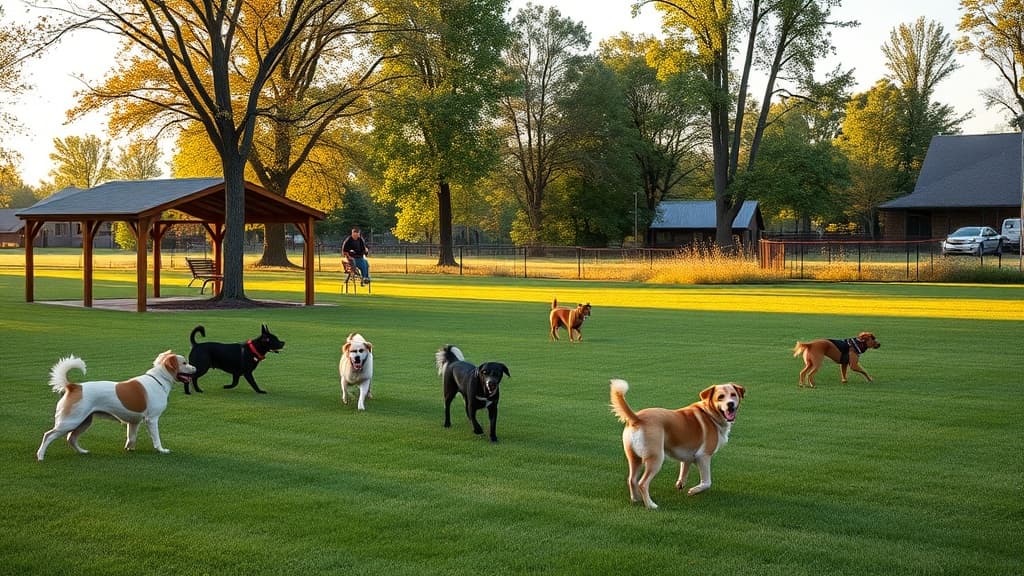 Pioneer Park Dog Park dog park in Utica, MI