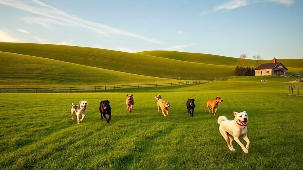 Area 3 dog park in Town of Aztalan, WI