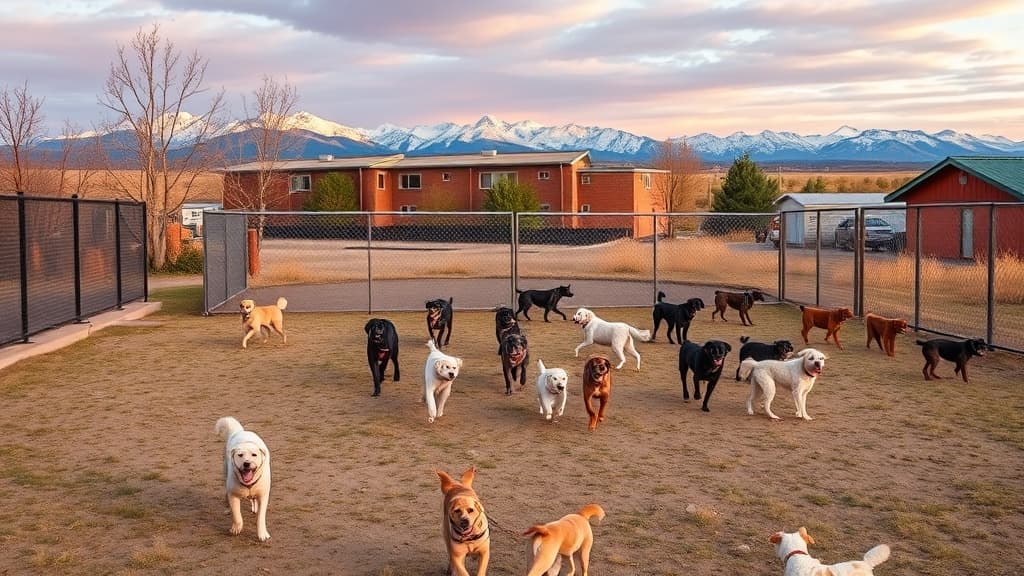 Fossil Creek Dog Park dog park in Fort Collins Neighborhood Plaza, CO