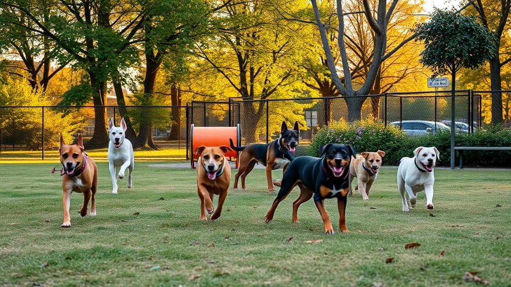 Riverside Park Dog Park dog park in Detroit, MI