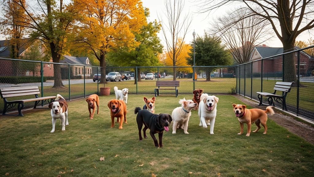 Dog Park dog park in Town of Pittsford, NY