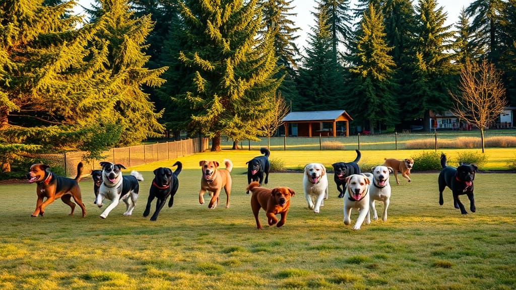 Wildreed Bark Park dog park in Everett, WA