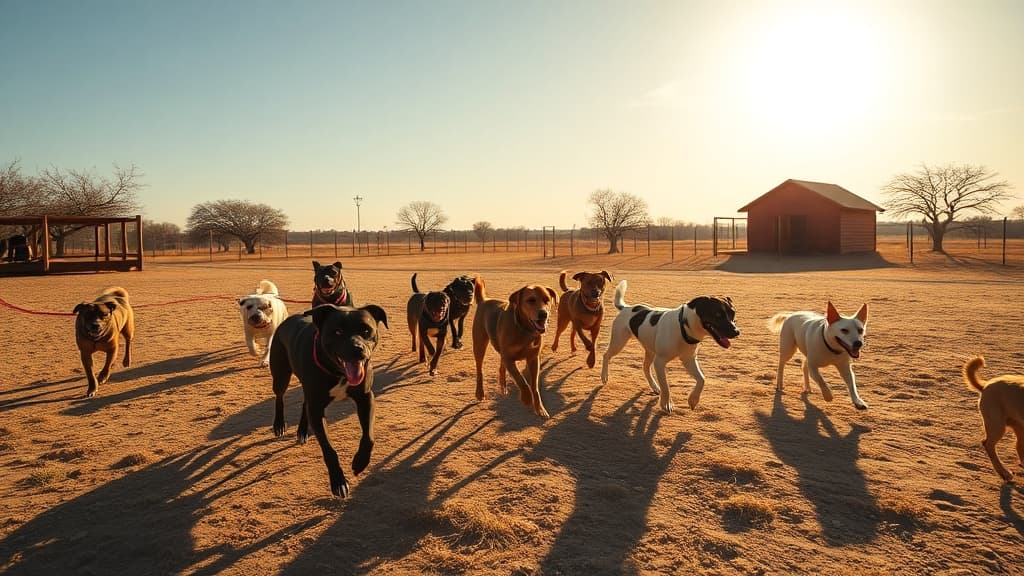 Dog Launch dog park in Unknown, TX