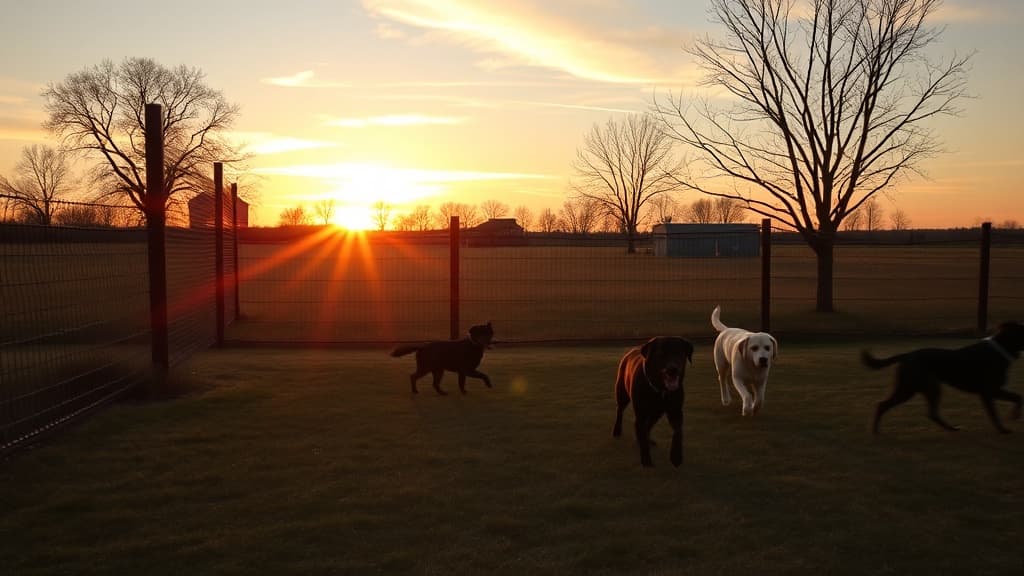 Sunset Dog Park dog park in Newton, IA