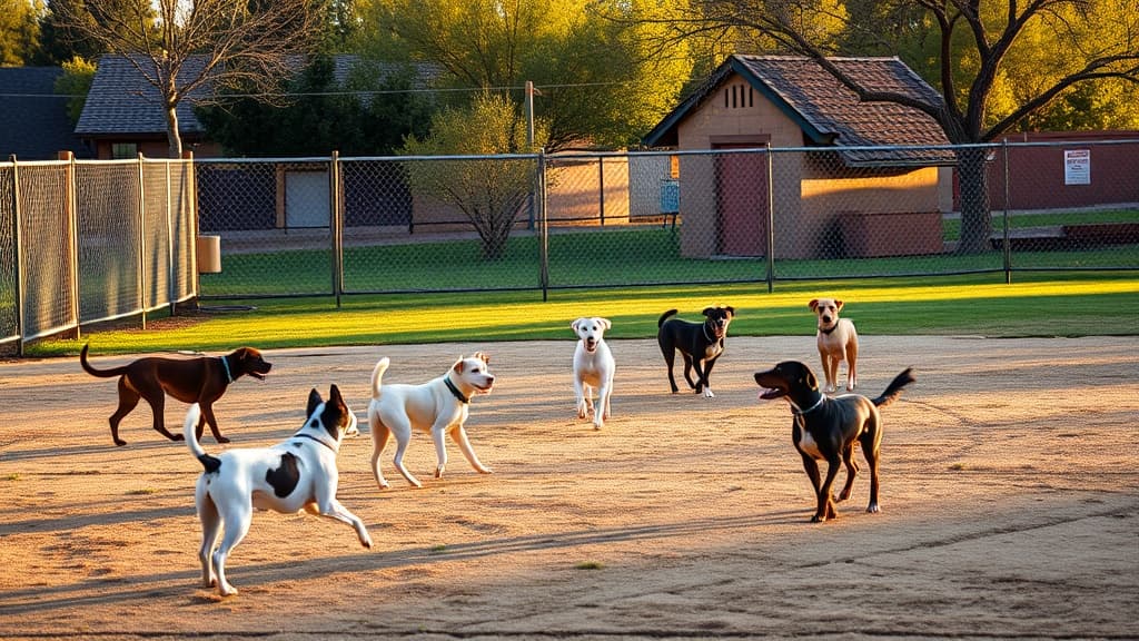 Dog Park at Rio Grande Triangle Park dog park in Albuquerque, NM