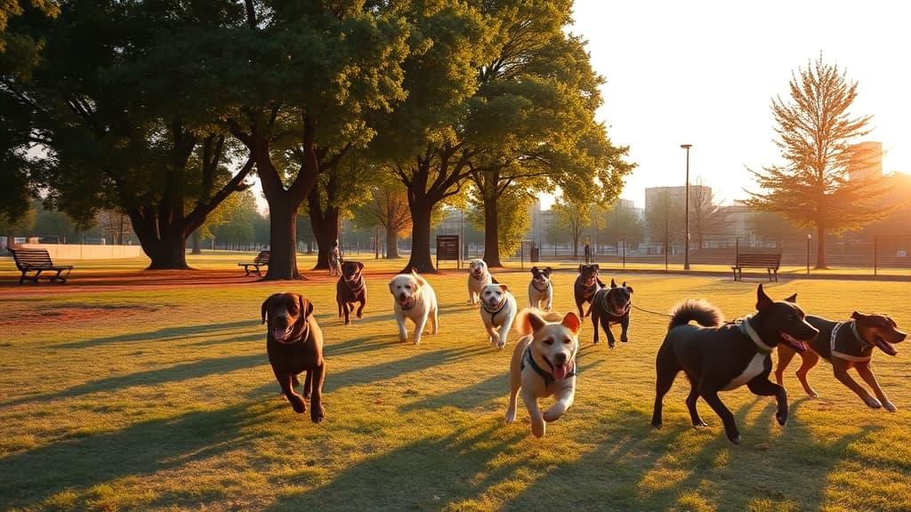 Memorial Park Off-Leash Area dog park in Oakville, CA-ON