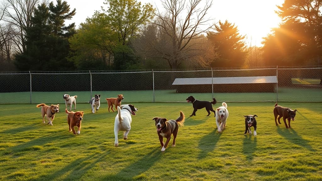 Flushing County Park dog park in Flushing, MI
