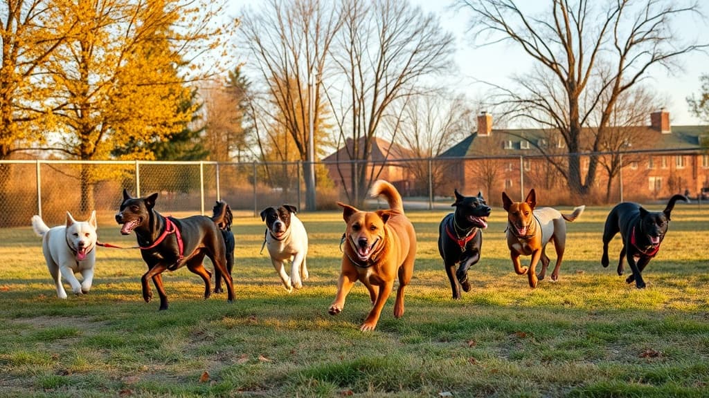 Wayside Park Unleashed dog park in Ferguson, MO