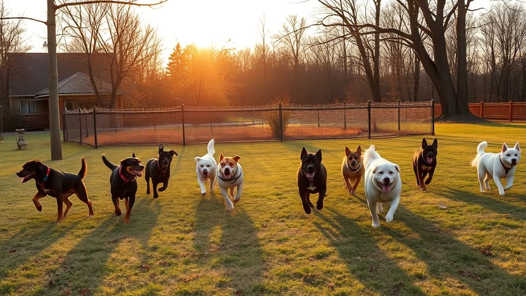 Barkwood Park at Thunder Rock Praire dog park in Unknown, IL