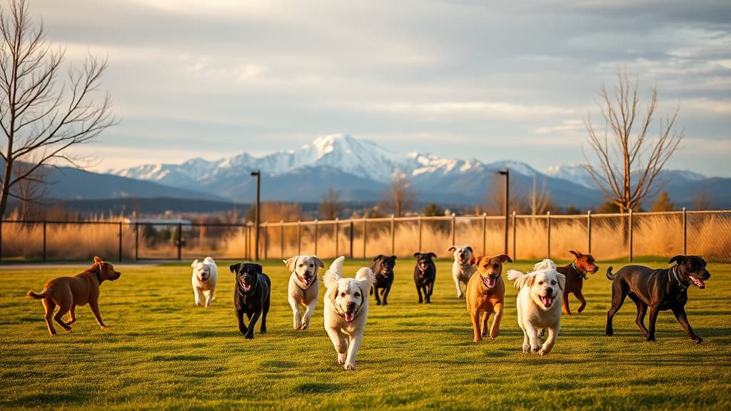 Edge DTC Bark Park dog park in Denver, CO
