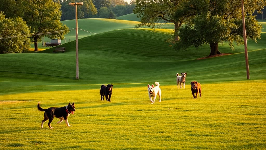 Odana School Park Dog Park dog park in Madison, WI