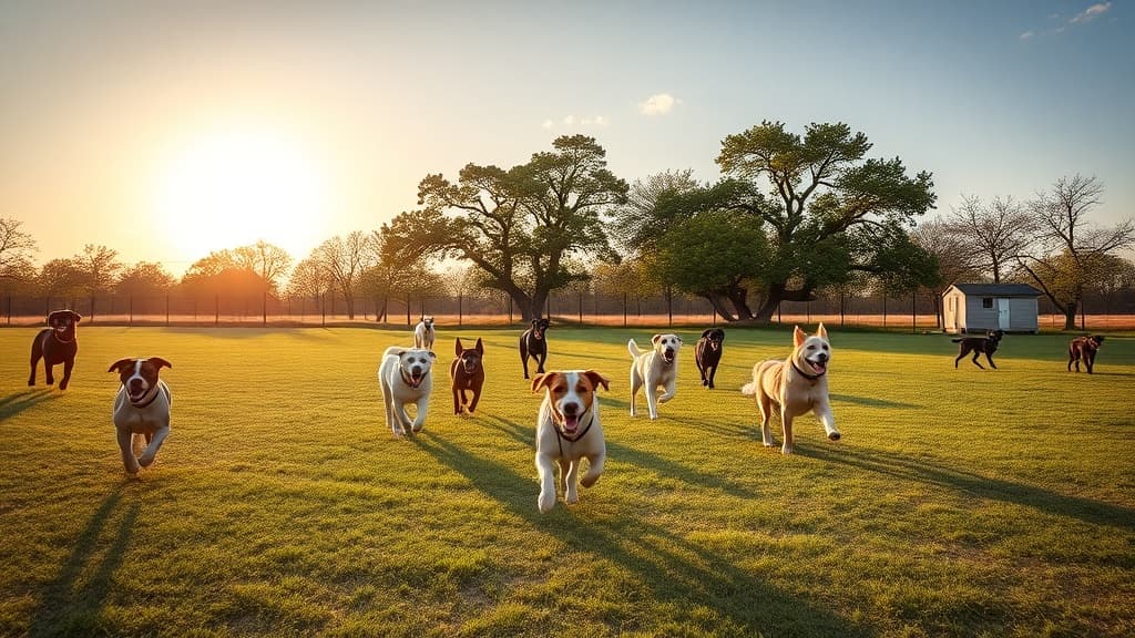 Dog Park at Levy Park dog park in Houston, TX