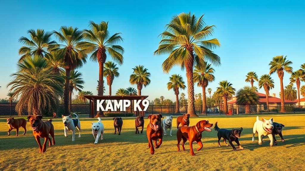 Kamp K9 dog park in Unknown, CA