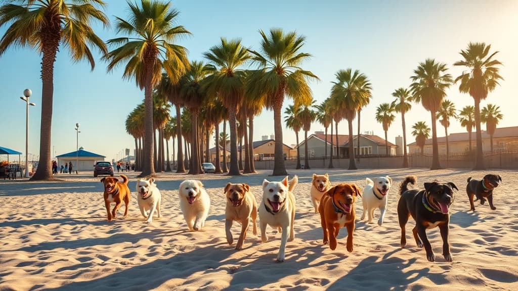 Olde Port Beach dog park in Avila Beach, CA