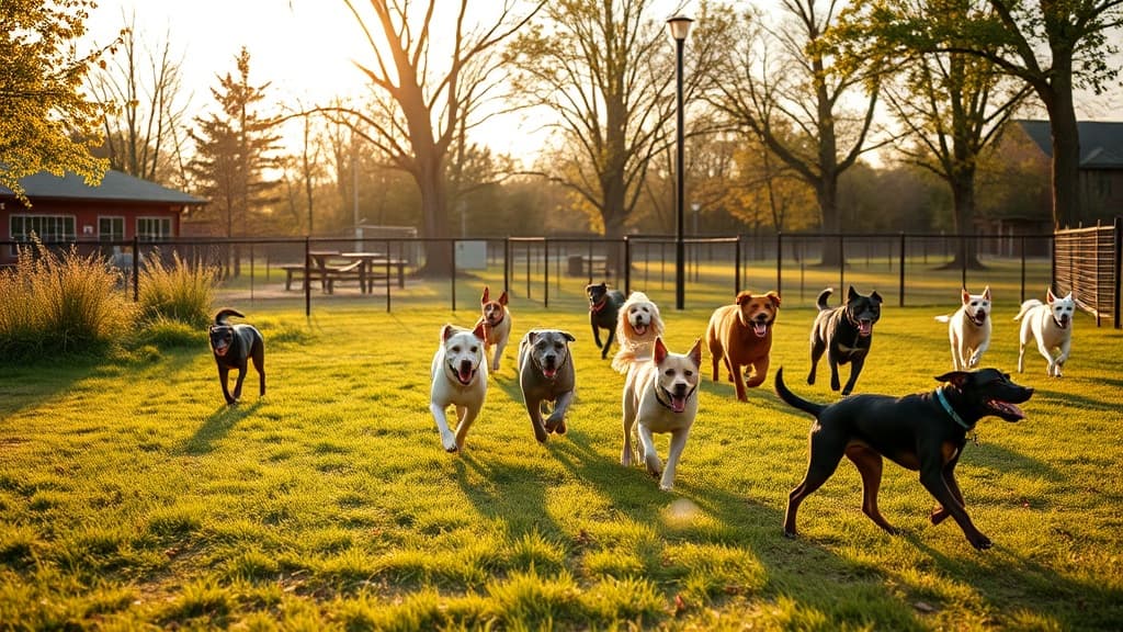 Bark Park dog park in West Carrollton, OH